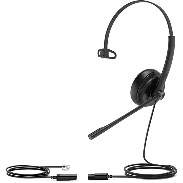 Wired RJ9/11 Headsets Yealink YHS34 Mono